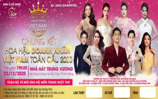Đêm chung kết Hoa hậu Doanh nhân Việt Nam Toàn cầu 2020 diễn ra ở thành phố đáng sống nhất Việt Nam